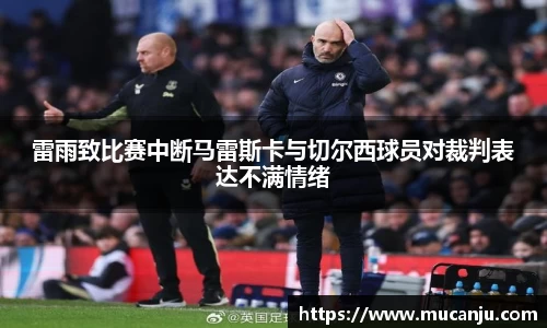 雷雨致比赛中断马雷斯卡与切尔西球员对裁判表达不满情绪
